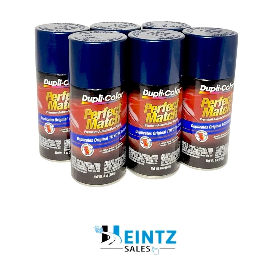 Duplicolor BTY1623 Perfect Match Toyota Dark Blue Pearl 8 oz Code 8P4 (6 PACK) Foto 1 de 1
