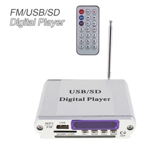 2CH Mini LED Level Display Power Amplifier Digital Audio Music FM Radio Player - Picture 1 of 12