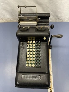 Antique 1898 Burroughs Hand Crank Adding Machine Calculator Working See Videos - Picture 1 of 24