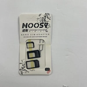 Adaptateur de carte SIM nano pour micro kit pour iPhone 5 4S 4 sans suivi # courrier par timbre - Photo 1 sur 3