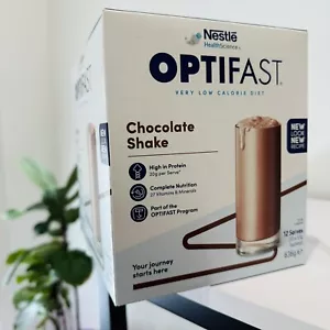 Optifast VLCD Chocolate Shake 12 x 53g Sachets New - Picture 1 of 1