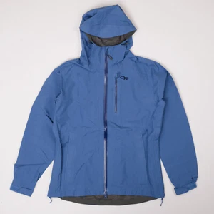 Outdoor Research Aspire gore tex waterproof jacket BLUE CHAMBRAY M k - Picture 1 of 6