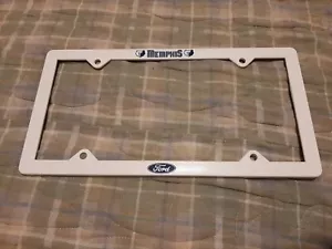 MARCO DE PLACA DE PLÁSTICO MEMPHIS GRIZZLIES FORD BLANCO AUTOMÁTICO - Imagen 1 de 5