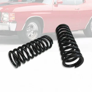 10" Tall Coil Over Shock Springs ID 2 1/2" Rate 200LBS Black Steel One Pair - Picture 1 of 5