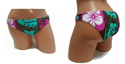 Raisins NEW Brown Women's Juniors L Large 10 12 Swimsuit Bikini Bottom $46 211 - Image 1 of 3