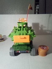 Vintage 1989 Playmates TMNT Teenage Mutant Ninja Turtles Pizza Thrower Vehicle 