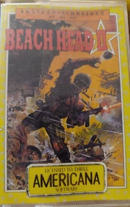 Beach Head II (Americana 1986) Amstrad CPC (Cinta, Caja, Manual) funciona clásico - Imagen 1 de 4