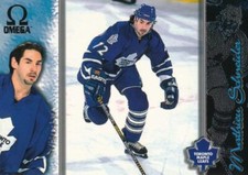 1997-98 Pacific Omega DARK GRAY #224 MATHIEU SCHNEIDER - Toronto Maple Leafs