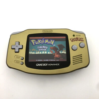 Gold 10 Levels Backlight V2 iPS LCD Screen Game Boy Advance GBA Game Console - Image 1 of 4