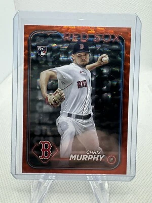 2024 Topps #73 Chris Murphy Orange Crackle Foilboard #'d 002/299 A1 - Image 1 of 2