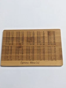 doppelseitige Lernbrett: Spielerisch ABC und Einmaleins entdecken 22cm x 13,5cm - Bild 1 von 2