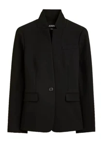 J.Crew $228 Tall Regent Blazer in Four-Season Stretch Black Size T10 EUC - Picture 1 of 4