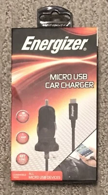 Cargador de coche Energizer micro USB NUEVO* Foto 1 de 4