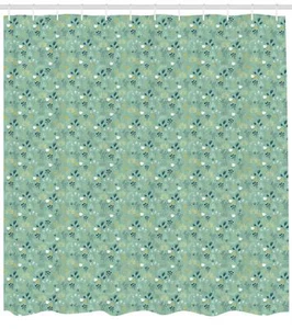 Feminine Garden Pattern Shower Curtain Fabric Decor Set with Hooks 4 Sizes - Picture 1 of 14
