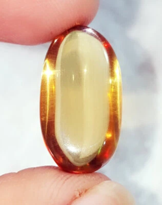 Certified Australian Black & Golden Synthetic Loose Gemstone Opal 12.35 Ct Gems - Image 1 of 4