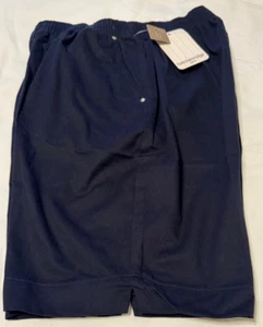 BRECKENRIDGE PANTALONCINI donna misto cotone-navy 7,5" cucitura interna-twill-taglia 4 petit-nuovi con etichette - Foto 1 di 7