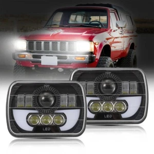 2XDOT 7x6" INCH LED Headlight Hi/Lo Beam Lamp for Ford F-150 F-250 F-350 1978-86 - Picture 1 of 11
