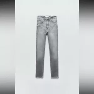 Zara Sculpted High Rise Skinny Jeans Size 12 - Picture 1 of 4