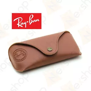 Special Edition Brown Soft Leather Case w/Cloth & Giftbox for Rayban Sunglasses - Picture 1 of 8