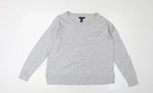 Gap Women's Grey Cotton Pullover Jumper M - Picture 1 of 12