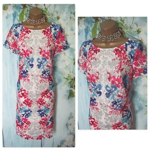 PER UNA DRESS SIZE 16, Stunning Luxe Floral Lace Overlay Occasion Bodycon Dress - Picture 1 of 10