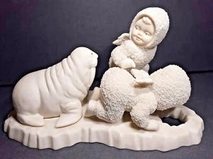 DEPT 56 SNOWBABIES "I CAN'T FIND HIM" #68800 2 Engel & Walross in OVP - Bild 1 von 12