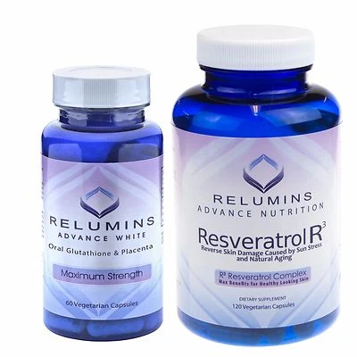 Relumins Advanced White Oral Whitening & Anti-Aging Capsule Set