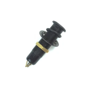 Cylinder Flush Mount Mono Output Jack for Bass Guitar ,Premium Black - Picture 1 of 6