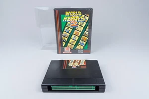 Neo Geo AES *World Heroes 2* EMBALAJE ORIGINAL sin instrucciones EE. UU. - Imagen 1 de 13