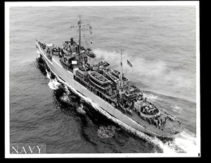 VTG US Navy Military Ships USS Floyds AVP 40 -  8x10 Photo - Picture 1 of 2