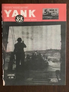 WWII MARCH 1944 : YANK MAGAZINE : CENTRAL PACIFIC EDITION *(Worn Reproduction)* - Picture 1 of 12