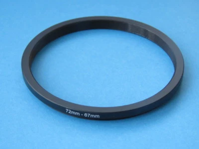 72mm to 67mm Stepping Step Down Ring Camera Filter Adapter Ring 72-67mm - Image 1 of 3