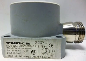 Turck NI20-Q50-ADZ30X2-B1131-S34 Proximity Sensor with LED Inmdicators - Picture 1 of 6