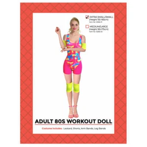 80s Workout Doll Costume - Picture 1 of 3