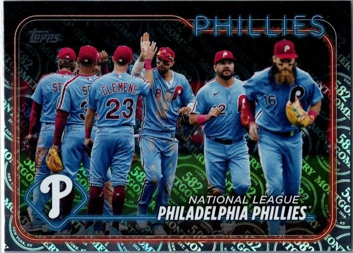 Bryce Harper And Your Philadelphia Phillies 2024 Topps 582 Montgomery Foil - Image 1 of 1