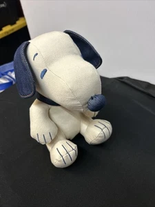 American Eagle x Peanuts Collab Limited Denim Snoopy Ace 8” Plush - Picture 1 of 4
