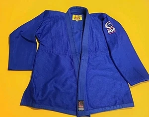 Fuji Kimono Victory Karate Martial Arts Blue Size A3 Top Only MINT - Picture 1 of 11