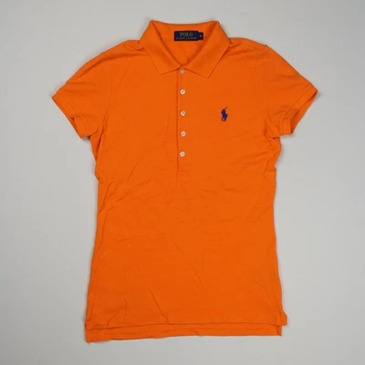 Polo Ralph Lauren Women's Polo Shirt M Orange - Image 1 of 4
