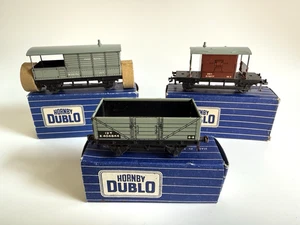 Original Vintage Boxed Hornby Dublo Rolling Stock Wagons X 3 Joblot Bundle OO - Picture 1 of 15