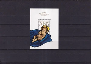 SA39e Germany 1978 Christmas mint minisheet - Picture 1 of 1