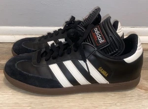 Adidas Samba Classic Hallen Fußball schwarz/weiß gestreift Sneaker Schuhe M/7 W/8 - Bild 1 von 16