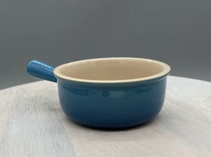 Le Creuset Steinzeug Französische Zwiebel Suppenschüssel 5" mit Griff TOP Zustand - Bild 1 von 13