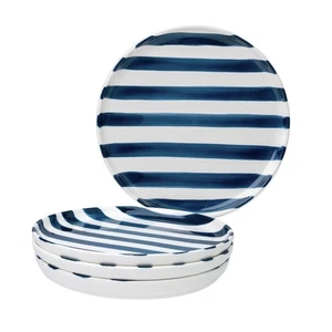 Junko 7.8 inch Flat appetizer plates/dessert plates Set of 4. These ceramic p... - Bild 1 von 6