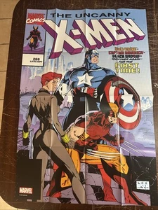MARVEL “UNCANNY X-MEN” #268 24x36 Jim Lee PROMO POSTER Folded - Picture 1 of 2