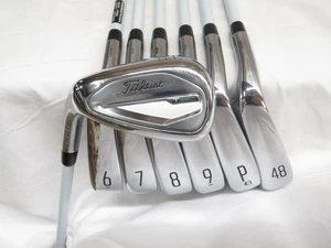 Used LH Titleist T350 Iron Set 6-PW+48*+53* Tensei Red Ladies Flex Graphite - Picture 1 of 9