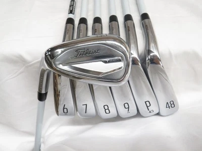 Used LH Titleist T350 Iron Set 6-PW+48*+53* Tensei Red Ladies Flex Graphite - Image 1 of 4