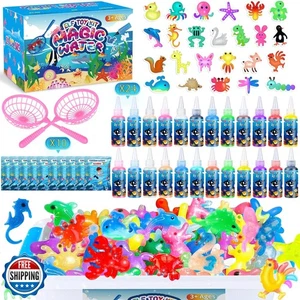Magic Water Elf Toy Kit, Aqua Fairy Water Gel Kit for Kids with 24 Magic Gels - Picture 1 of 5