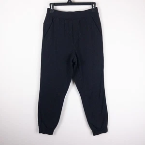 Lululemon Joggers Men XS (26x25) Black Intent Nylon Athleisure Drawstring - Picture 1 of 7