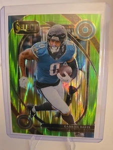 2024 Panini Select - Club Level Gabriel Davis #257 Neon Green Shock Prizm /499 - Foto 1 di 2