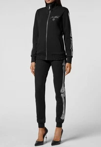 Phillip Plein Tracksuit Crystal Skeleton All Over Women’s Medium - Picture 1 of 9